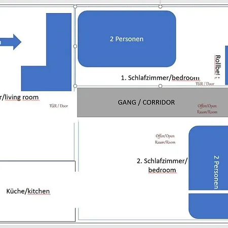 Luxury In Duisburg-rahm - Business & Leisure - 'netflix-minibar' شقة